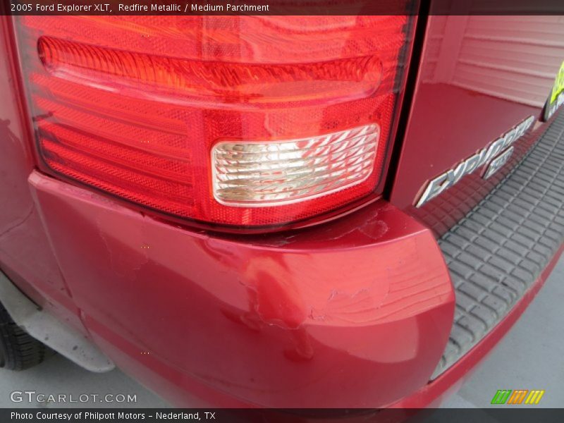 Redfire Metallic / Medium Parchment 2005 Ford Explorer XLT