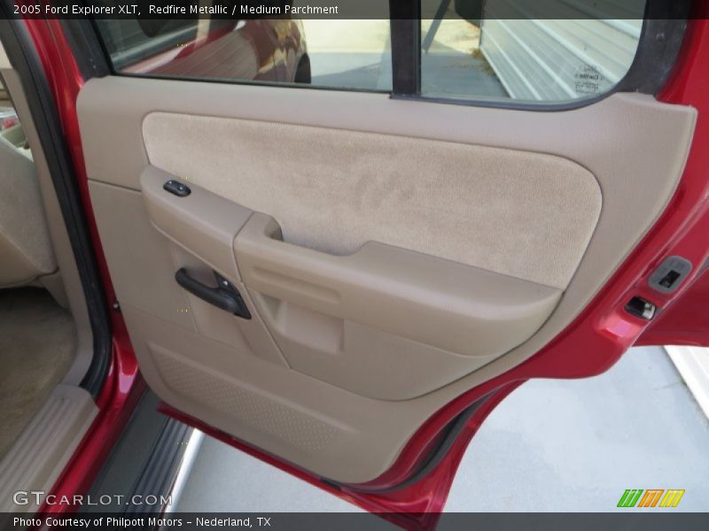 Redfire Metallic / Medium Parchment 2005 Ford Explorer XLT