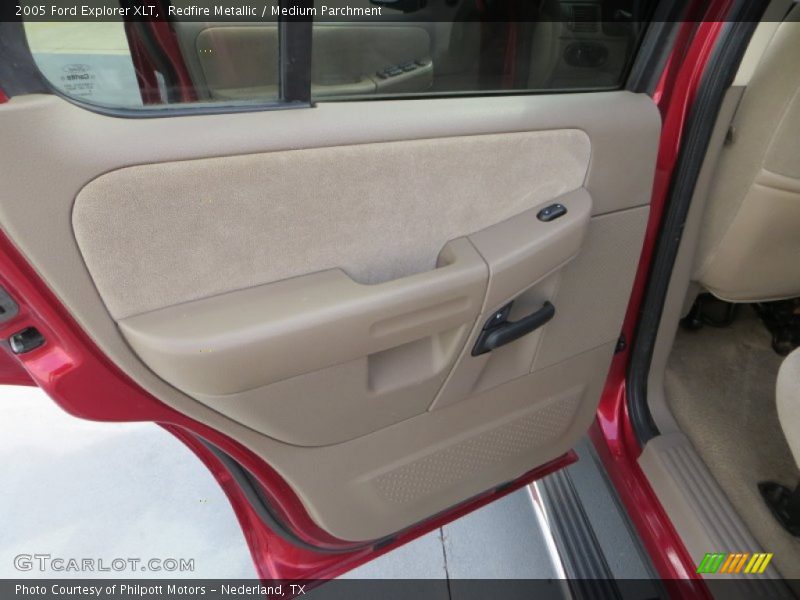 Redfire Metallic / Medium Parchment 2005 Ford Explorer XLT