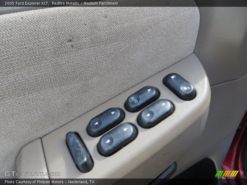 Redfire Metallic / Medium Parchment 2005 Ford Explorer XLT