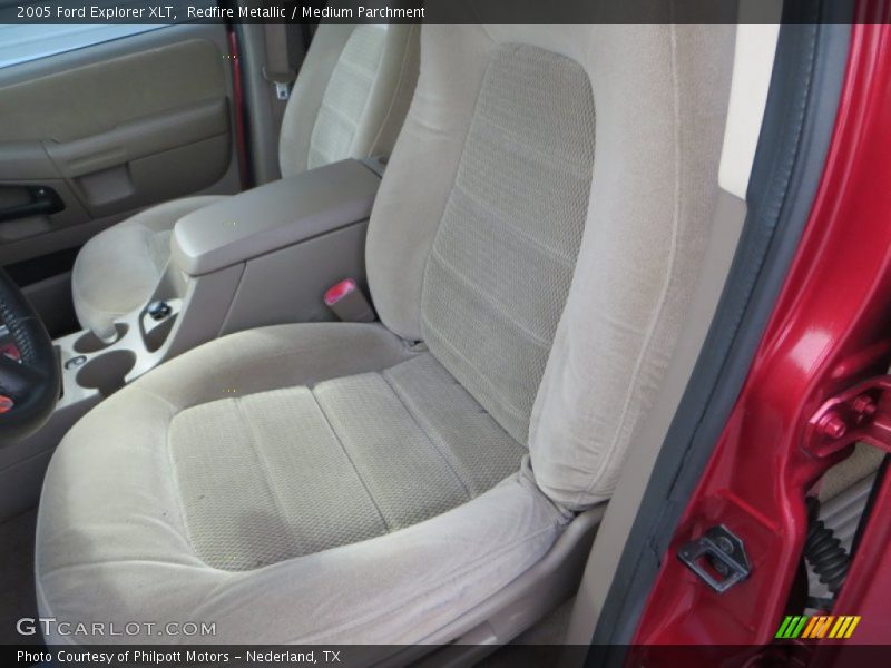 Redfire Metallic / Medium Parchment 2005 Ford Explorer XLT