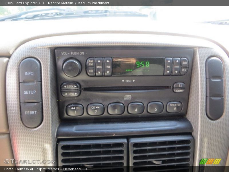 Redfire Metallic / Medium Parchment 2005 Ford Explorer XLT