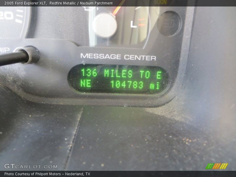 Redfire Metallic / Medium Parchment 2005 Ford Explorer XLT