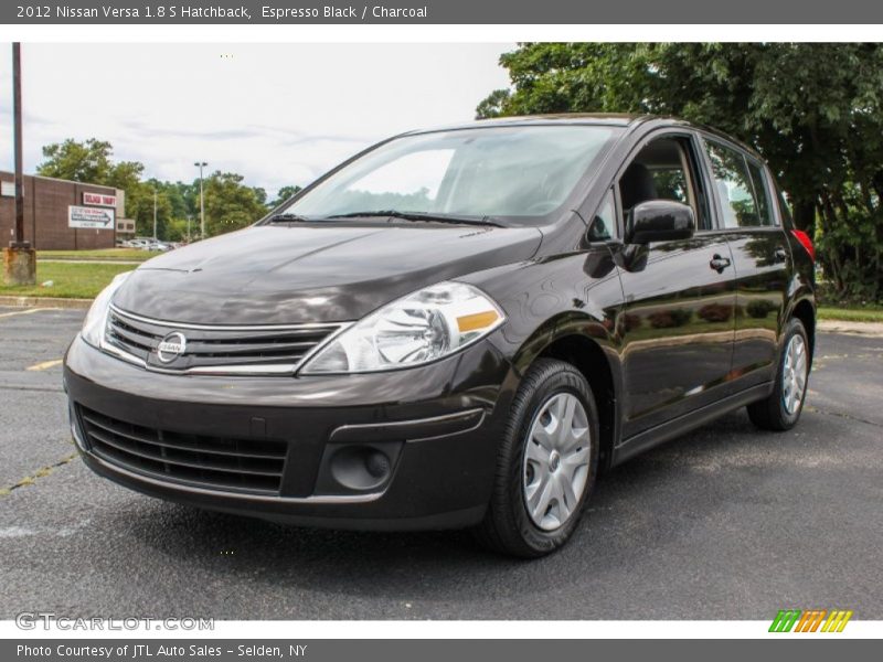 Espresso Black / Charcoal 2012 Nissan Versa 1.8 S Hatchback