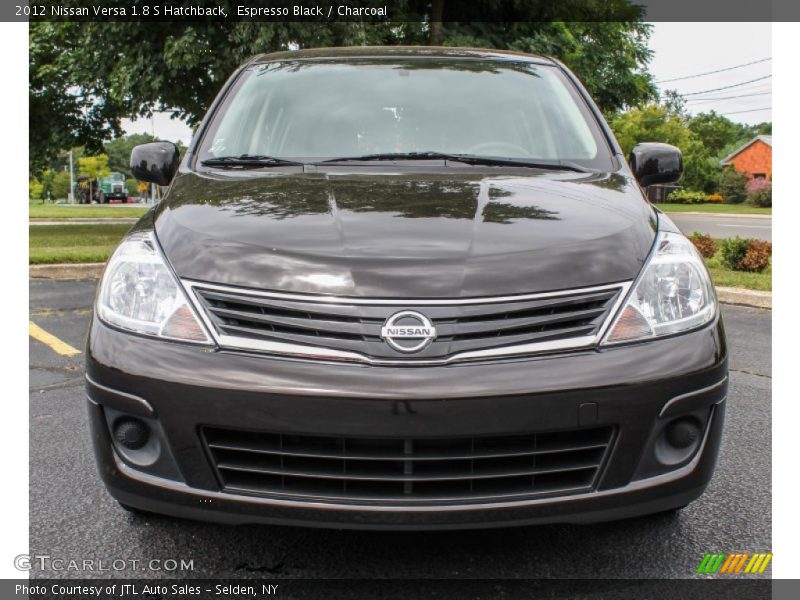 Espresso Black / Charcoal 2012 Nissan Versa 1.8 S Hatchback