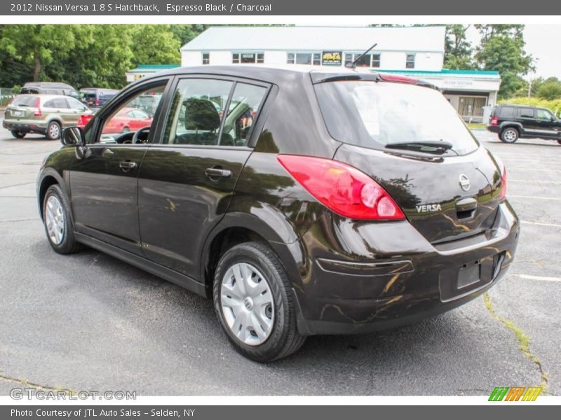 Espresso Black / Charcoal 2012 Nissan Versa 1.8 S Hatchback