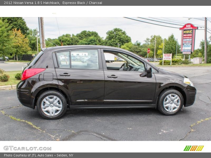 Espresso Black / Charcoal 2012 Nissan Versa 1.8 S Hatchback