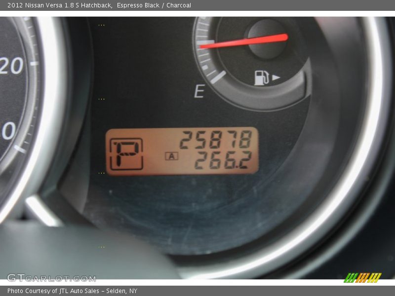 Espresso Black / Charcoal 2012 Nissan Versa 1.8 S Hatchback