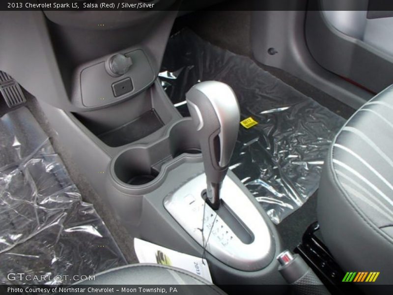 Salsa (Red) / Silver/Silver 2013 Chevrolet Spark LS