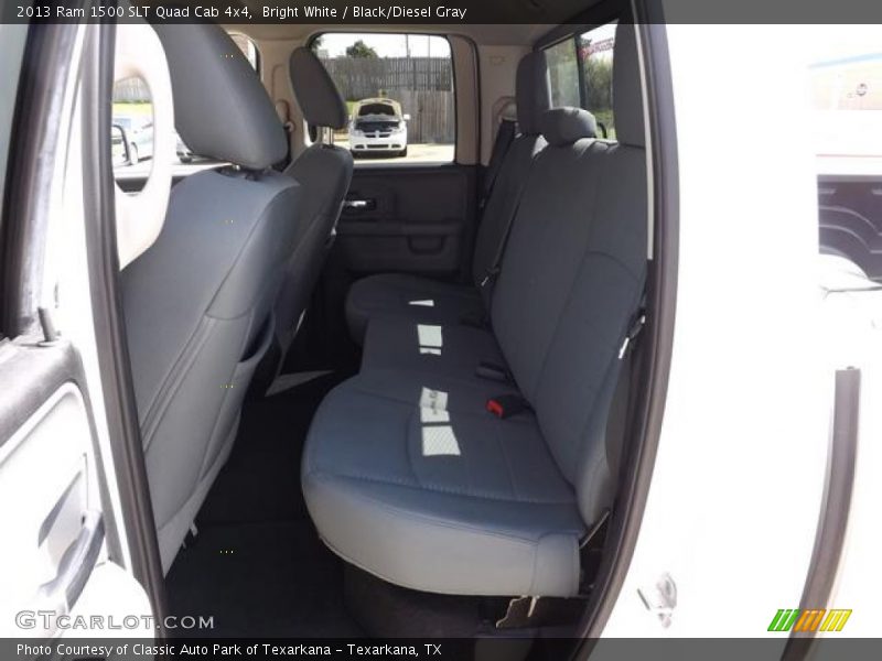 Rear Seat of 2013 1500 SLT Quad Cab 4x4