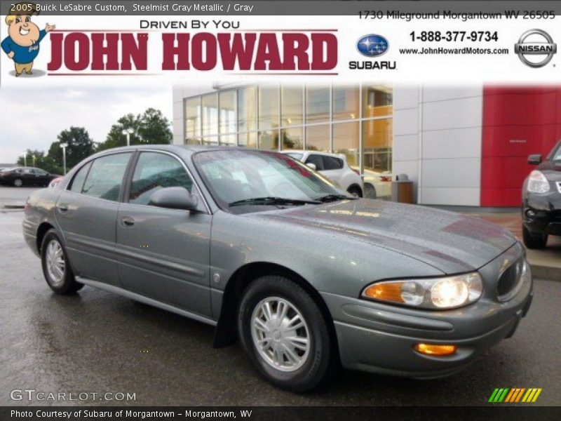 Steelmist Gray Metallic / Gray 2005 Buick LeSabre Custom