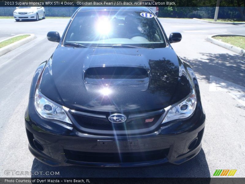 Obsidian Black Pearl / STi Black Alcantara/Carbon Black 2013 Subaru Impreza WRX STi 4 Door