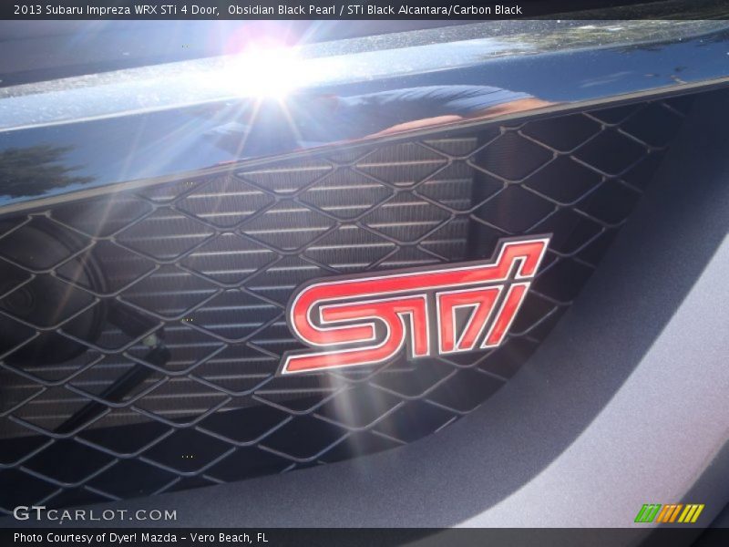 Obsidian Black Pearl / STi Black Alcantara/Carbon Black 2013 Subaru Impreza WRX STi 4 Door