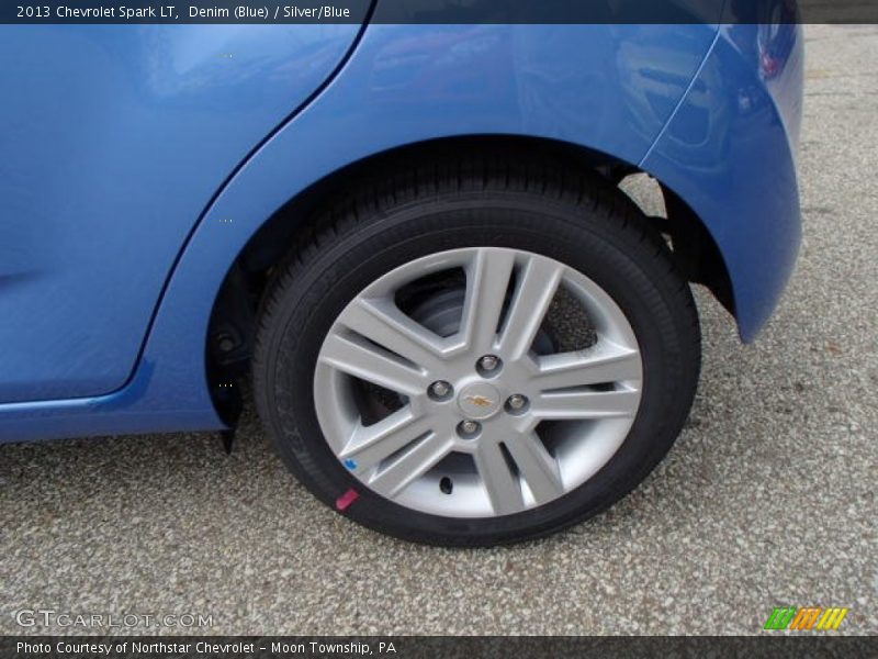 Denim (Blue) / Silver/Blue 2013 Chevrolet Spark LT