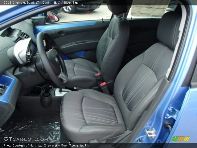 Denim (Blue) / Silver/Blue 2013 Chevrolet Spark LT