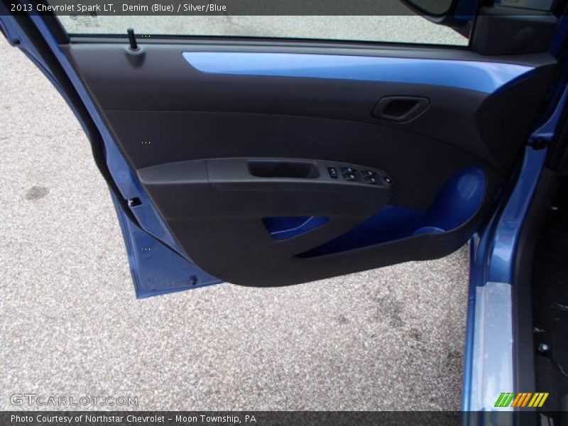 Denim (Blue) / Silver/Blue 2013 Chevrolet Spark LT