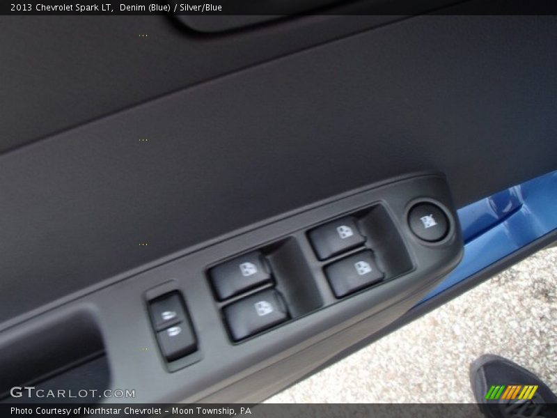 Denim (Blue) / Silver/Blue 2013 Chevrolet Spark LT