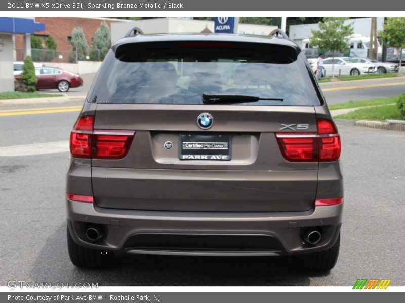 Sparkling Bronze Metallic / Black 2011 BMW X5 xDrive 35i