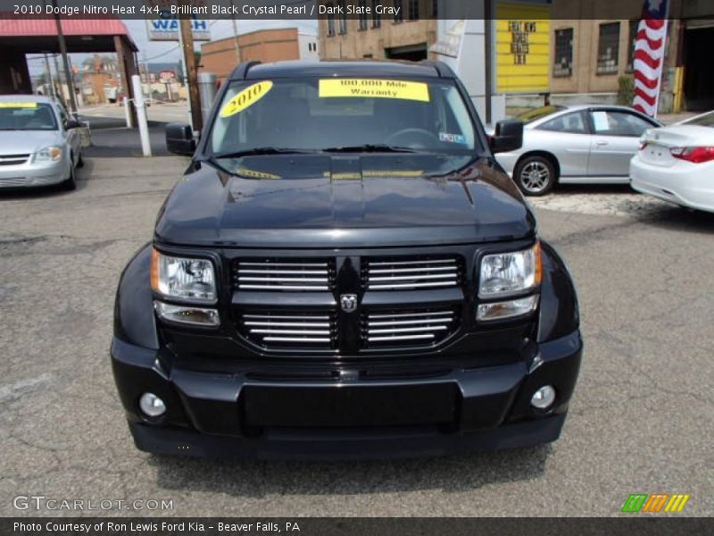 Brilliant Black Crystal Pearl / Dark Slate Gray 2010 Dodge Nitro Heat 4x4
