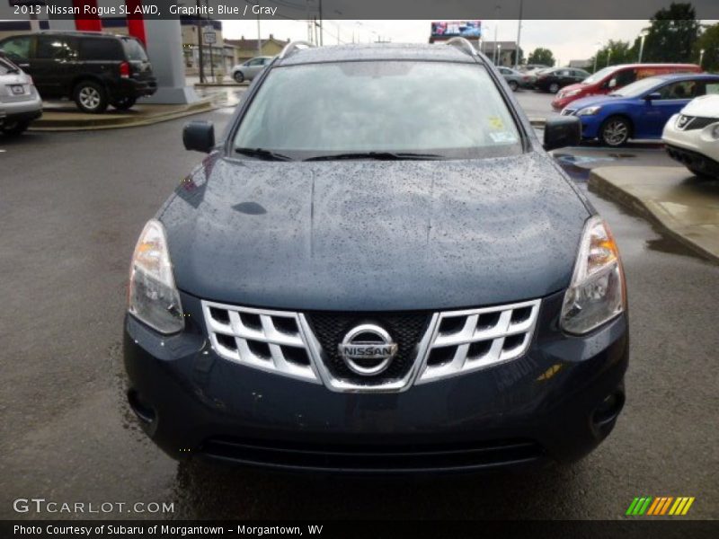 Graphite Blue / Gray 2013 Nissan Rogue SL AWD