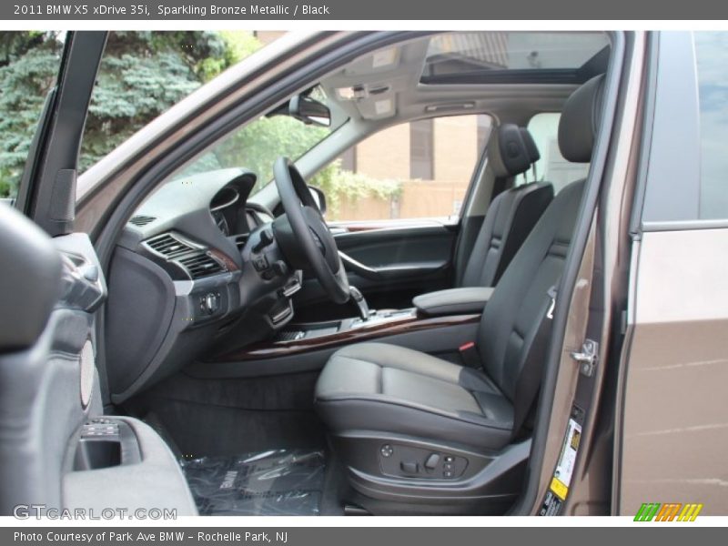 Sparkling Bronze Metallic / Black 2011 BMW X5 xDrive 35i