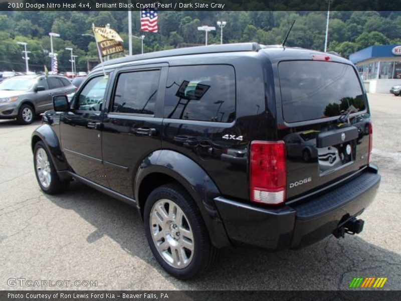 Brilliant Black Crystal Pearl / Dark Slate Gray 2010 Dodge Nitro Heat 4x4