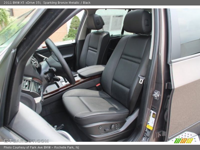 Sparkling Bronze Metallic / Black 2011 BMW X5 xDrive 35i