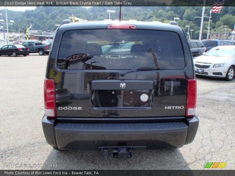Brilliant Black Crystal Pearl / Dark Slate Gray 2010 Dodge Nitro Heat 4x4