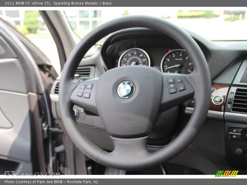 Sparkling Bronze Metallic / Black 2011 BMW X5 xDrive 35i