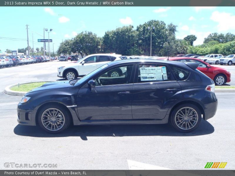 Dark Gray Metallic / WRX Carbon Black 2013 Subaru Impreza WRX 5 Door