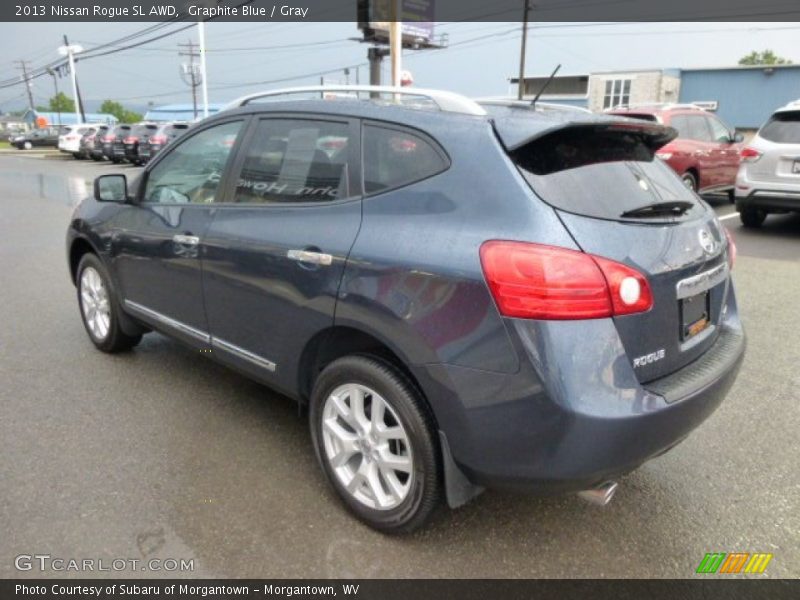 Graphite Blue / Gray 2013 Nissan Rogue SL AWD
