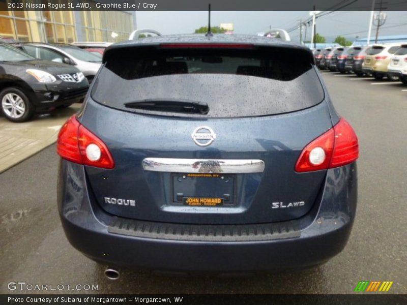 Graphite Blue / Gray 2013 Nissan Rogue SL AWD