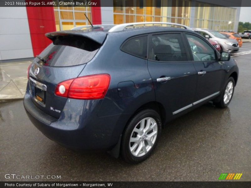 Graphite Blue / Gray 2013 Nissan Rogue SL AWD