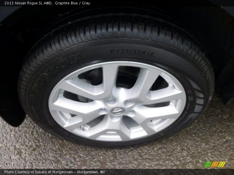 Graphite Blue / Gray 2013 Nissan Rogue SL AWD