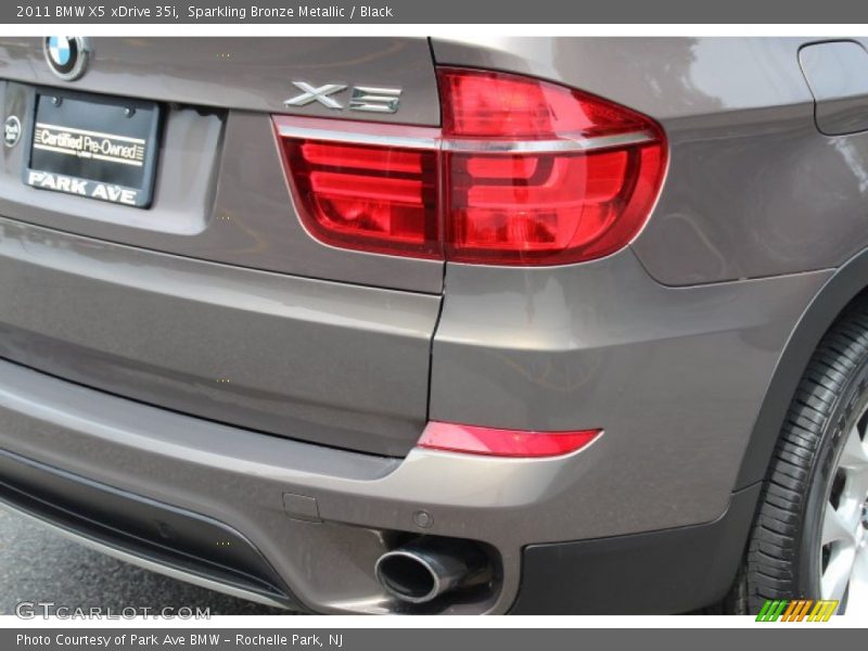 Sparkling Bronze Metallic / Black 2011 BMW X5 xDrive 35i