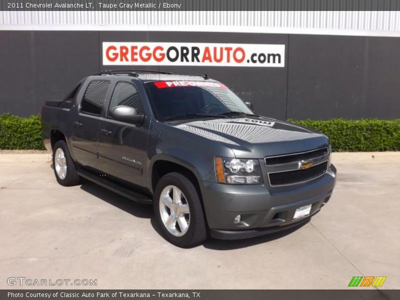 Taupe Gray Metallic / Ebony 2011 Chevrolet Avalanche LT