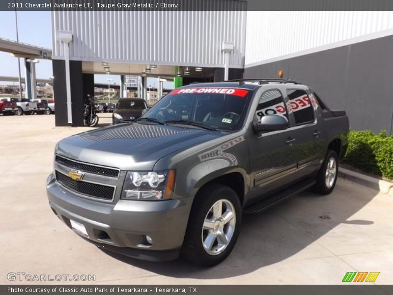 Taupe Gray Metallic / Ebony 2011 Chevrolet Avalanche LT