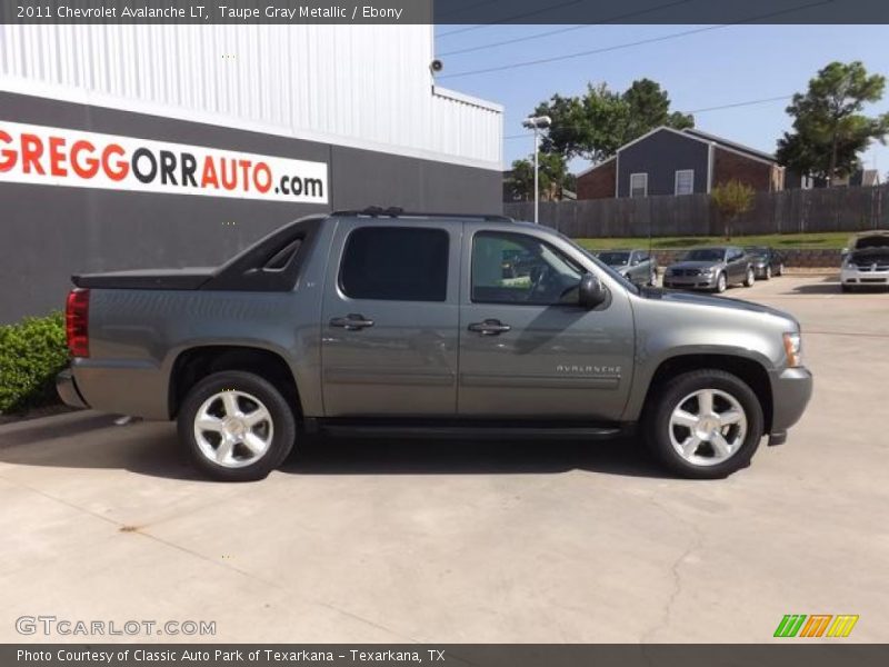 Taupe Gray Metallic / Ebony 2011 Chevrolet Avalanche LT