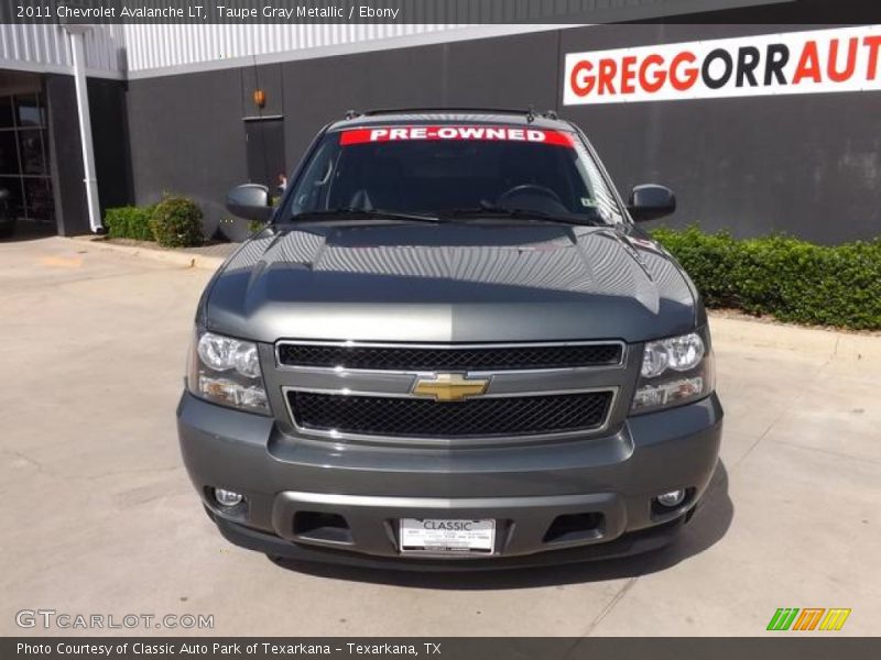 Taupe Gray Metallic / Ebony 2011 Chevrolet Avalanche LT