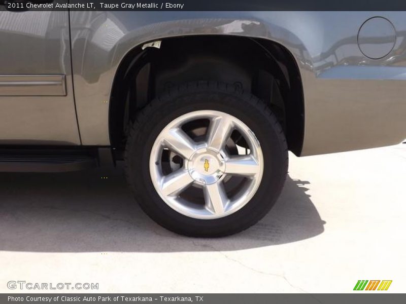 Taupe Gray Metallic / Ebony 2011 Chevrolet Avalanche LT