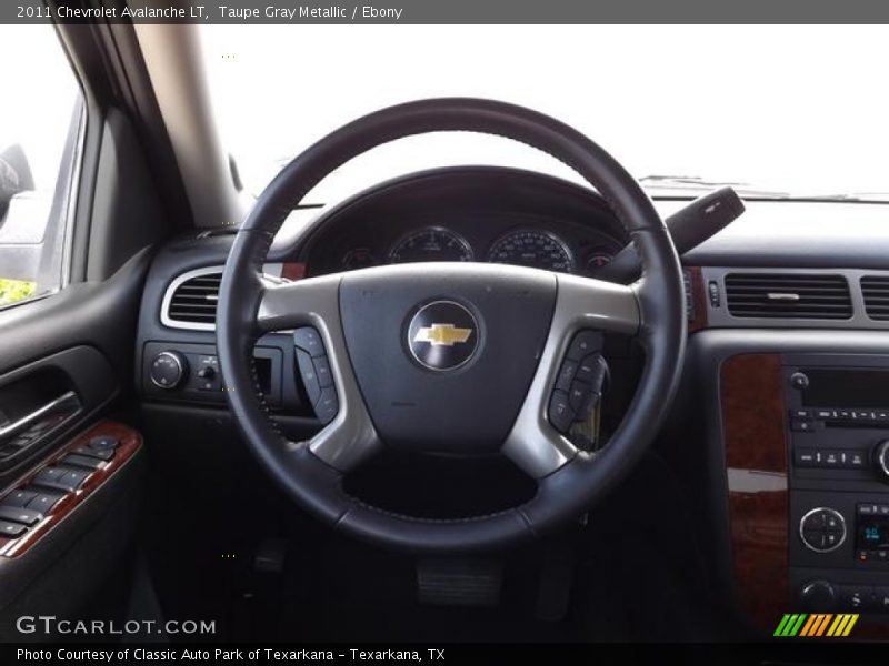 Taupe Gray Metallic / Ebony 2011 Chevrolet Avalanche LT