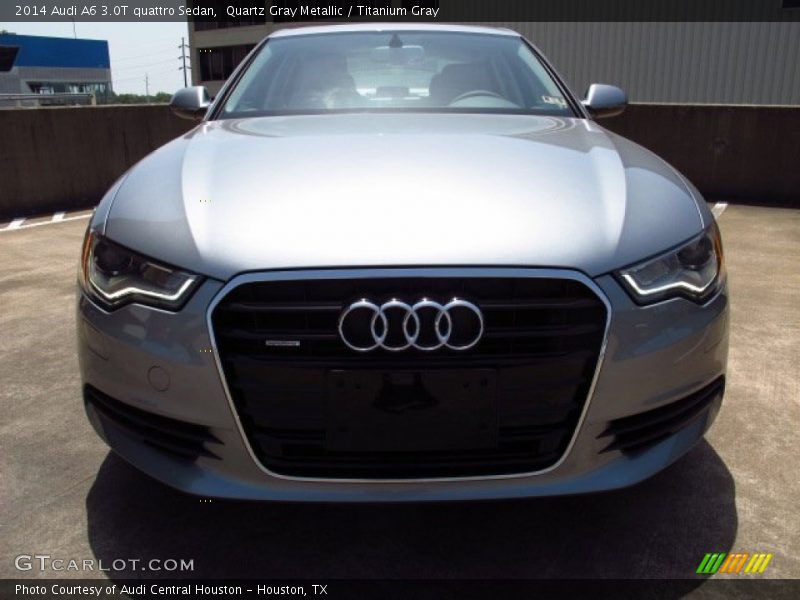 Quartz Gray Metallic / Titanium Gray 2014 Audi A6 3.0T quattro Sedan