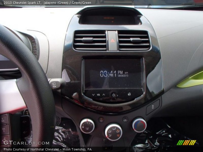 Jalapeno (Green) / Green/Green 2013 Chevrolet Spark LT
