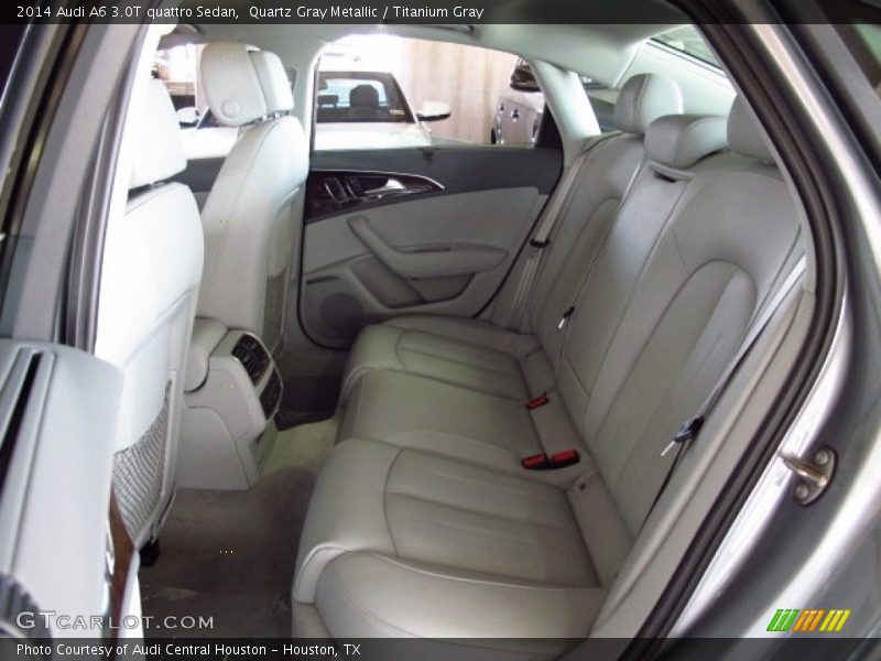 Rear Seat of 2014 A6 3.0T quattro Sedan