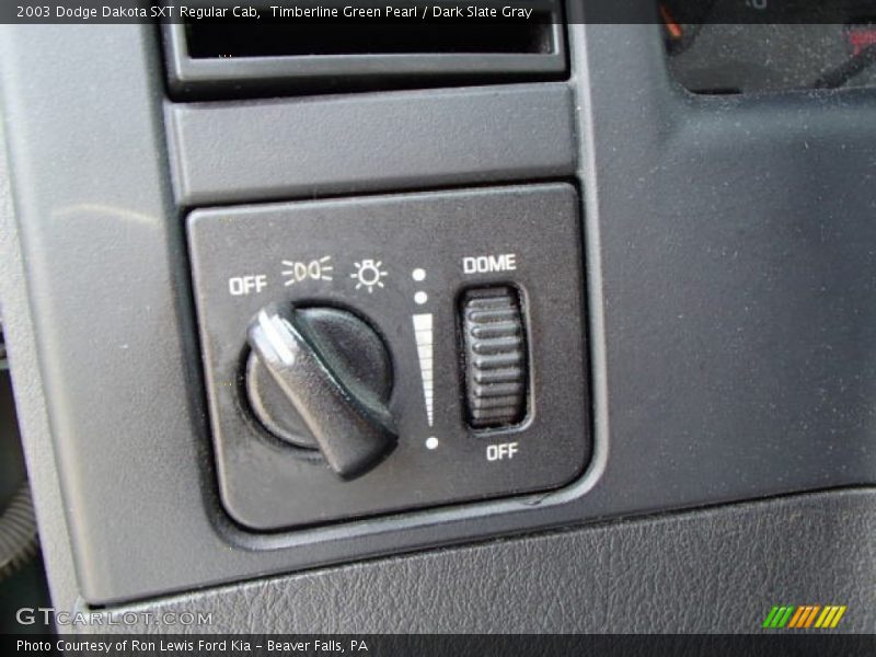 Timberline Green Pearl / Dark Slate Gray 2003 Dodge Dakota SXT Regular Cab