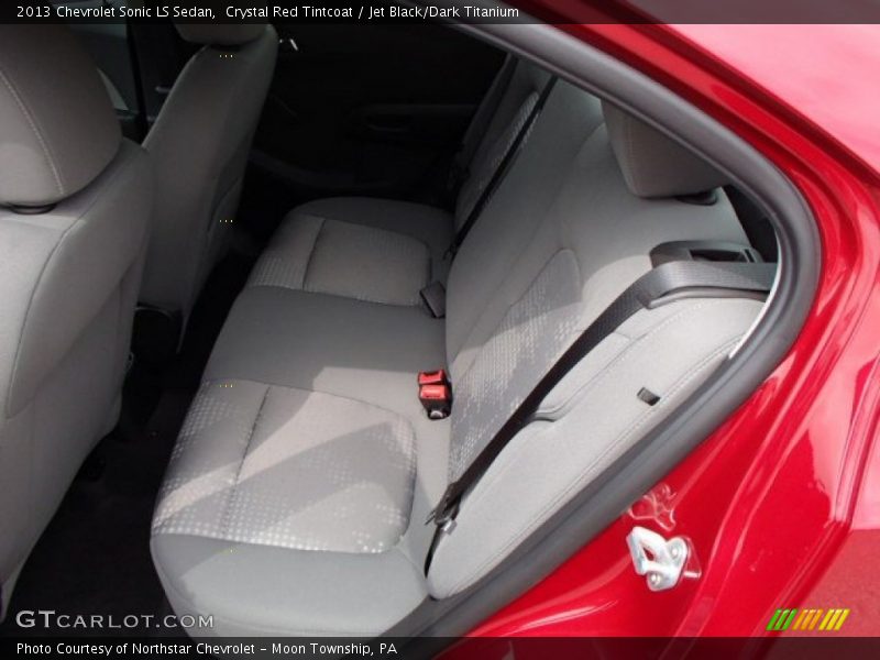 Crystal Red Tintcoat / Jet Black/Dark Titanium 2013 Chevrolet Sonic LS Sedan