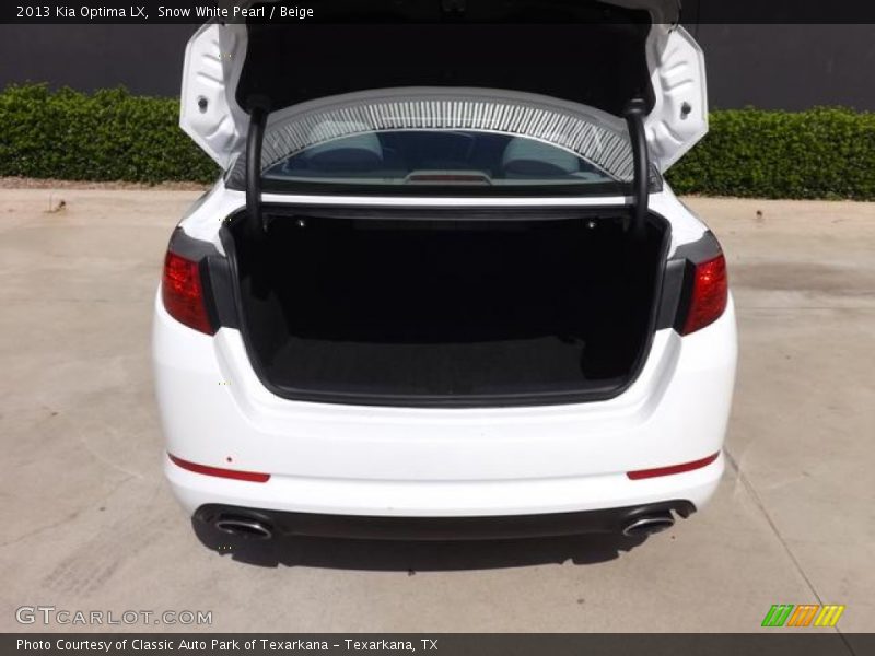 Snow White Pearl / Beige 2013 Kia Optima LX