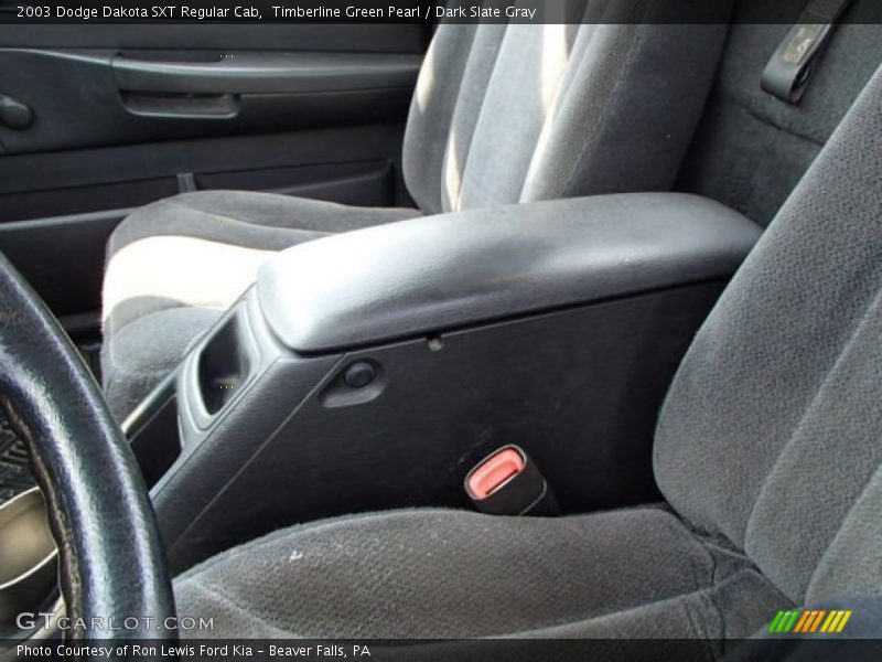 Timberline Green Pearl / Dark Slate Gray 2003 Dodge Dakota SXT Regular Cab
