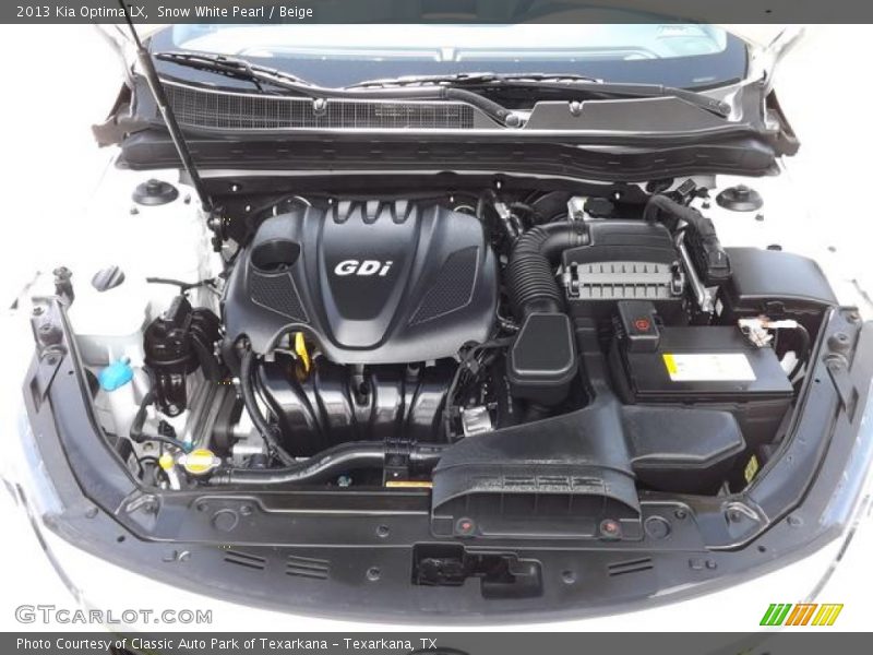Snow White Pearl / Beige 2013 Kia Optima LX