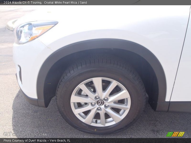 Crystal White Pearl Mica / Sand 2014 Mazda CX-5 Touring